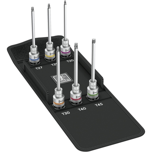 [541410] WERA 8767 C TORX HF 2 Zyklop bit socket set TORX w. holding func.