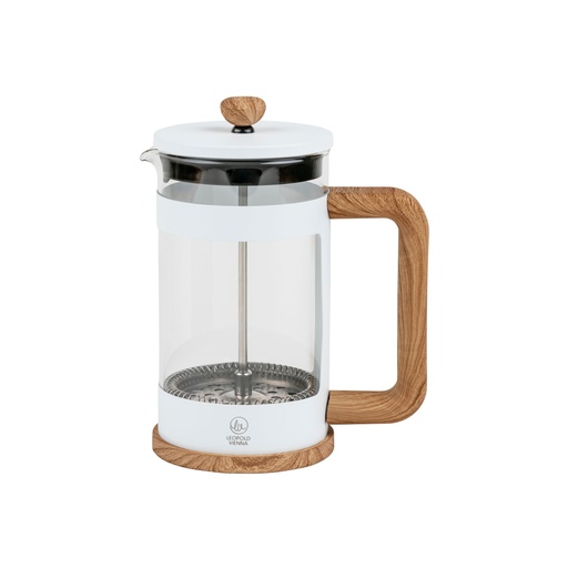 [269238] Leopold Vienna Kaffee- & Teebereiter Franca weiß 600ml