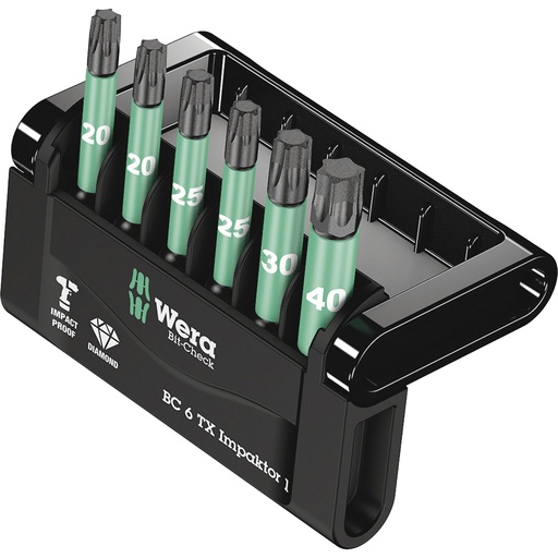 [596703] Wera Bit-Check 6 TX Impaktor 1