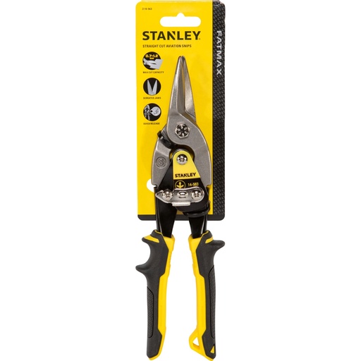 [269735] Stanley MaxSteel Straight Cut Aviation Snips 250mm