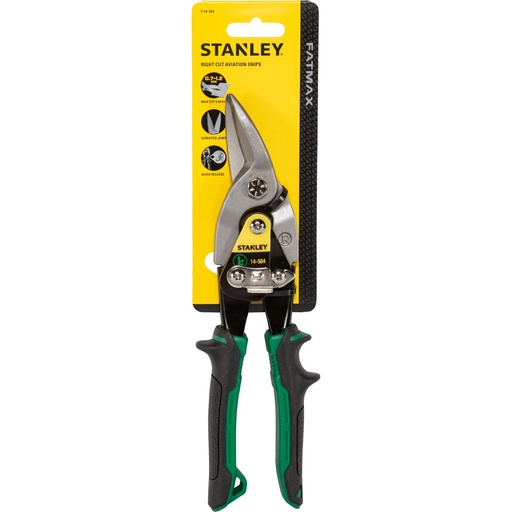 [269742] Stanley MaxSteel Right Cut Aviation Snips 250mm