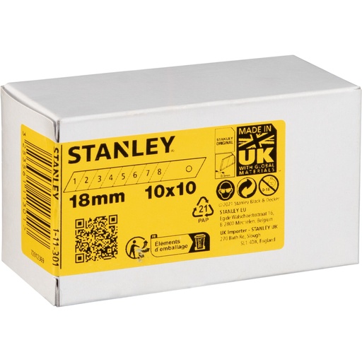 [269938] Stanley Snap-Off Blades Stanley 18mm 100 pcs.