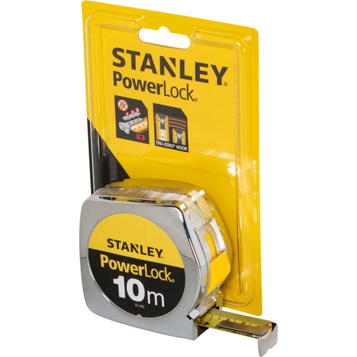 [270106] Stanley Bandmaß Powerlock Kunst- stoff 10m/25mm