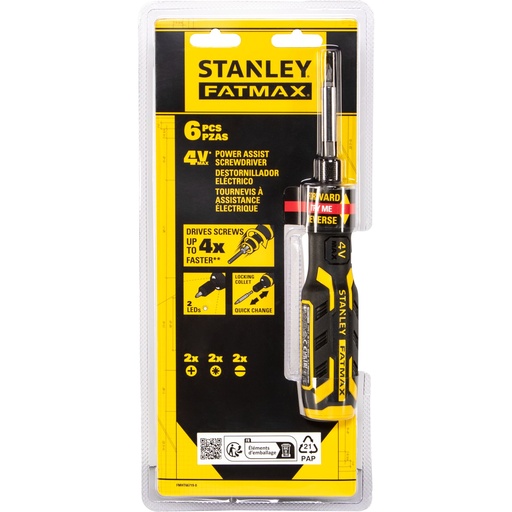[270225] Stanley 4V Power-Assist Bit- Schraubendreher