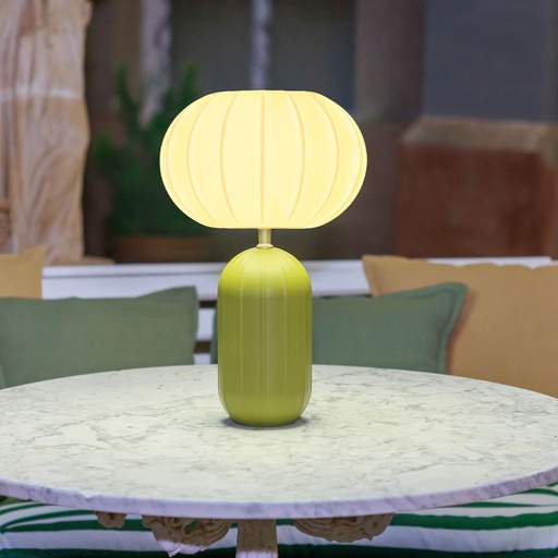 [271058] New Garden RACHEL 45 olive Tischlampe