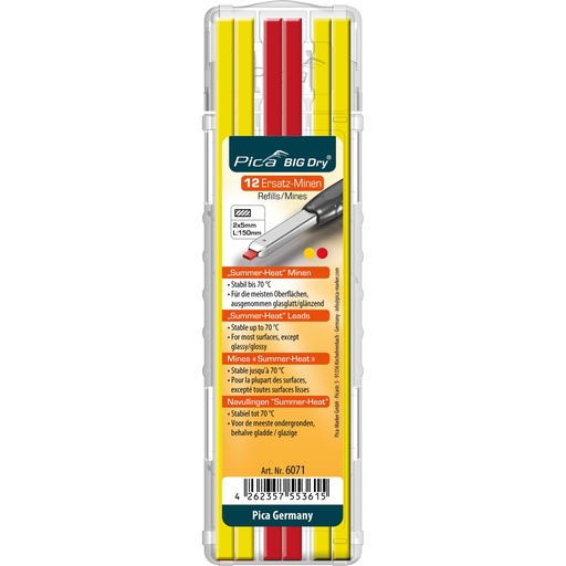 [272255] Pica BIG DRY SUMMER HEAT fyllingasett gult/rautt