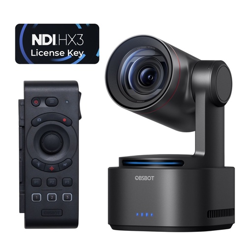 [273004] OBSBOT Tail 2 Remote Combo mit NDI, 4K PTZR-Kamera