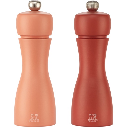 [272766] Peugeot Tahiti Pepper/Salt Z Mill Set 2 pcs 15 cm red