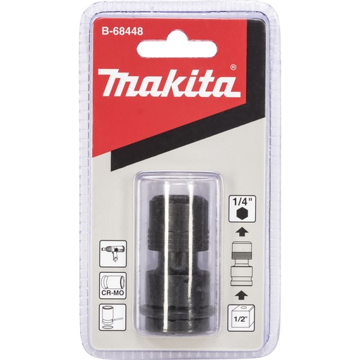 [806808] Makita B-68448 Bit-Adapter 1/2  4KT - 1/4  6K