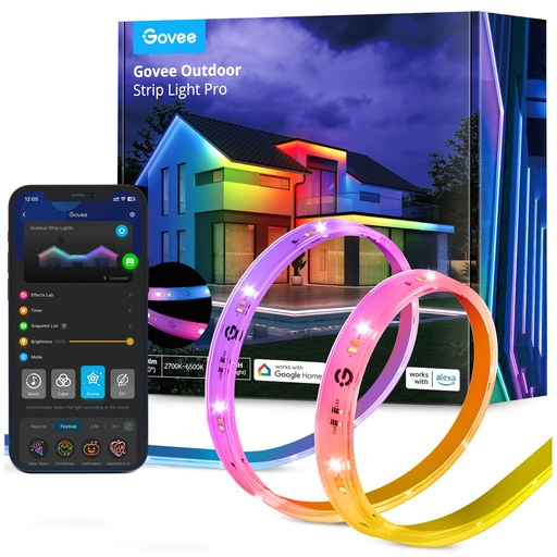 [898683] Govee - LED Phantasy Outdoor Strip Light 10 Meter