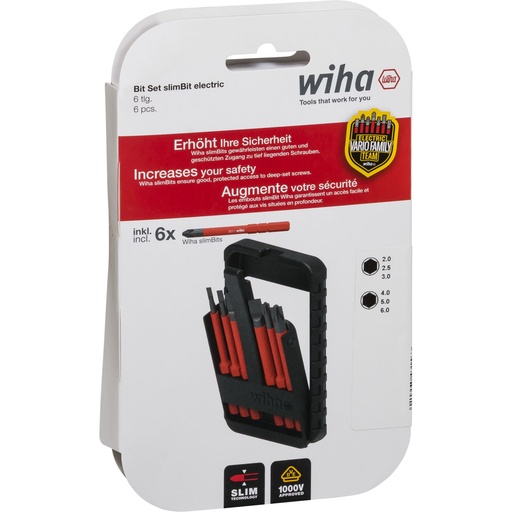 [812114] Wiha Bit Set slimBit electric