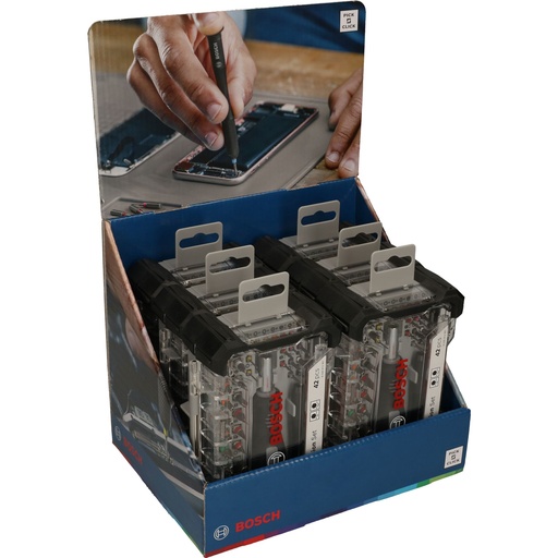 [888729] Bosch Precision Screwdriving Bit Set 42-pcs.