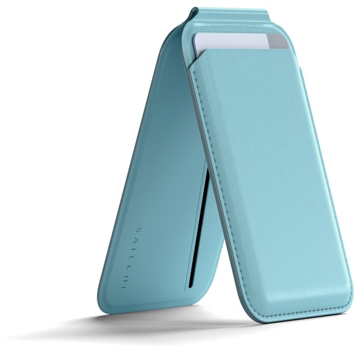 [245823] Satechi Magnetic Wallet Stand MagSafe Light Blue