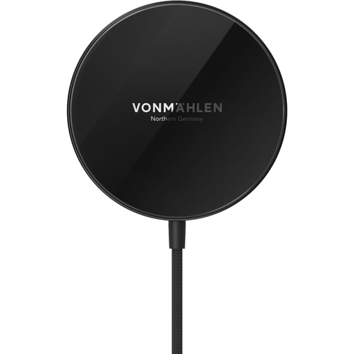 [810987] Vonmählen Wireless Charger Aura Mini magnet. Ladekabel Black