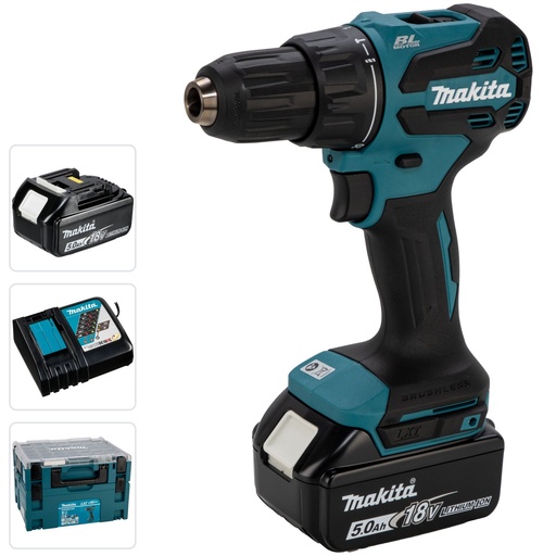 [277106] Makita DHP490TJX9 Cordless Combi Drill