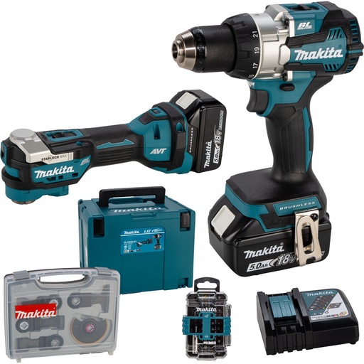 [277505] Makita DLX2592JX1 18V Cordless Combo Kit