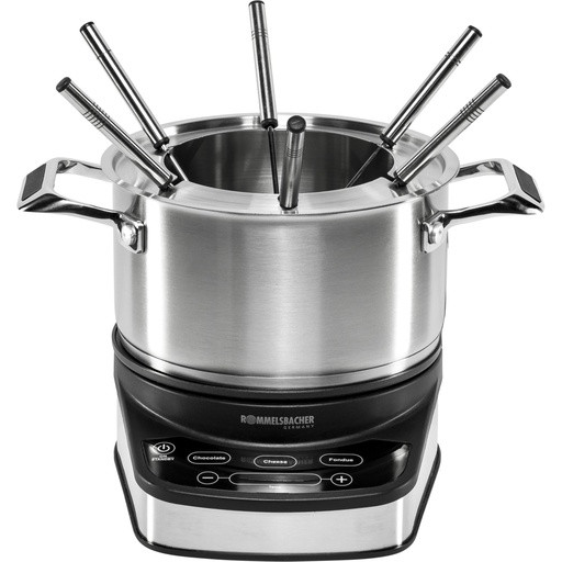 [844258] Rommelsbacher F 1200 Fondue with Cooking Plate