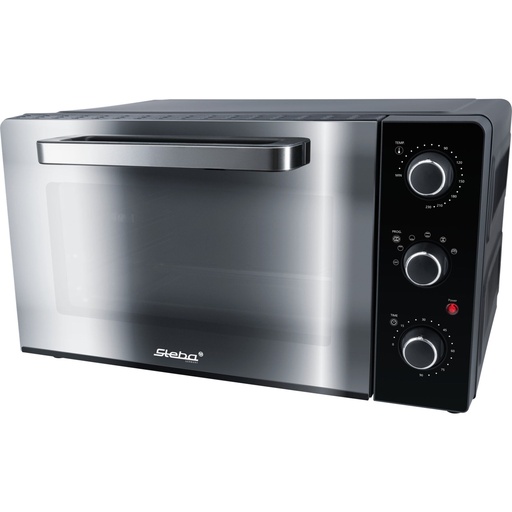 [208527] Steba KB 238 Black Steel Grillbackofen Umluft & Drehspies