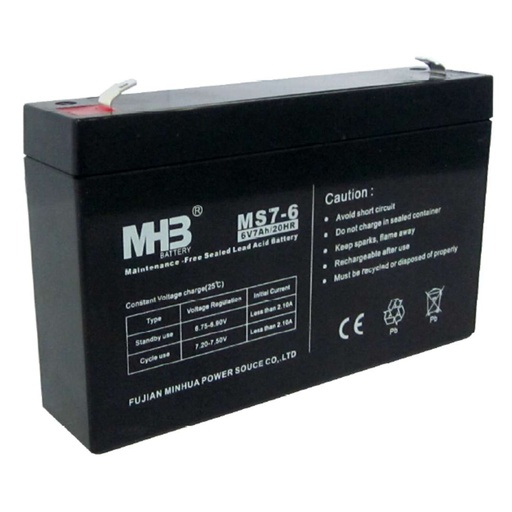 [280032] PowerWalker Battery MHB MS7-6 Lead-acid Battery VRLA AGM