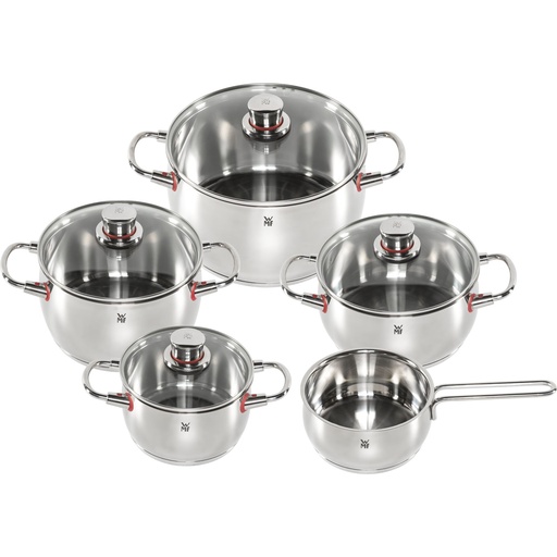 [215884] WMF Quality One Topfset 5-tlg. silber