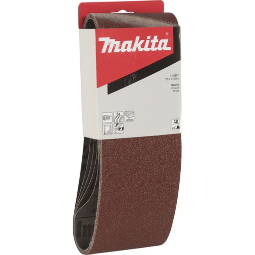 [807025] Makita P-36887 Sanding belt 100x610mm K40