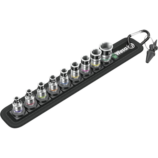 [541291] WERA Belt A 1 Zyklop socket set w. holding funtion 1/4  drive