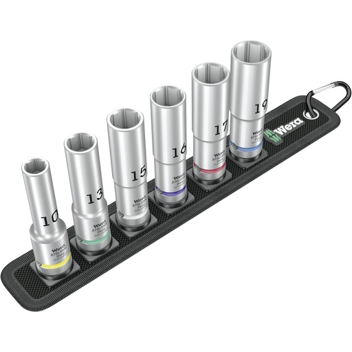 [541445] WERA Belt C Deep 1 socket set