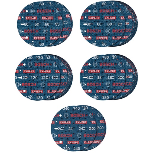 [183054] Bosch EXP O780 Foil Sanding Disc Set,150mm,55St