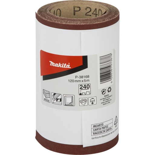 [143511] Makita Schleifp.Rolle 120mmx5m K240