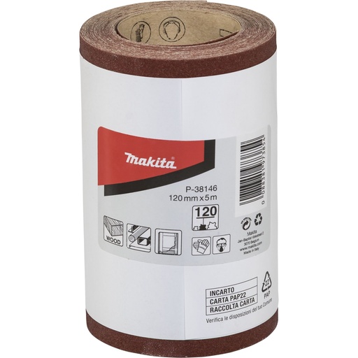 [143525] Makita Schleifp.Rolle 120mmx5m K120