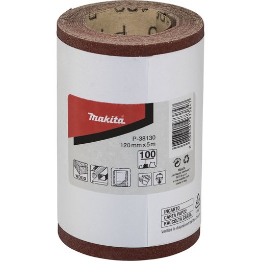 [143532] Makita Schleifp.Rolle 120mmx5m K100