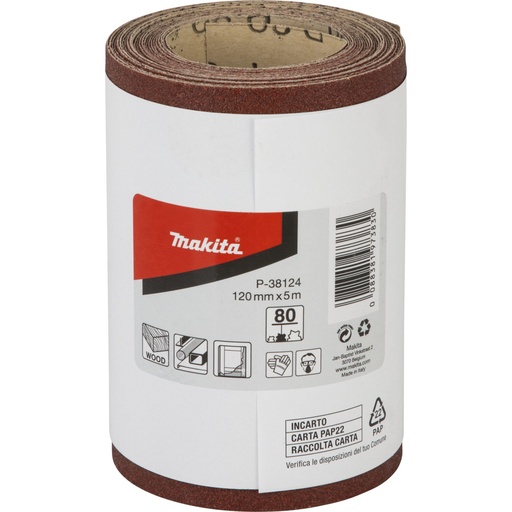 [143539] Makita Schleifp.Rolle 120mmx5m K80