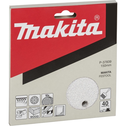[143553] Makita Schleifpap. Kl. 150mm K40