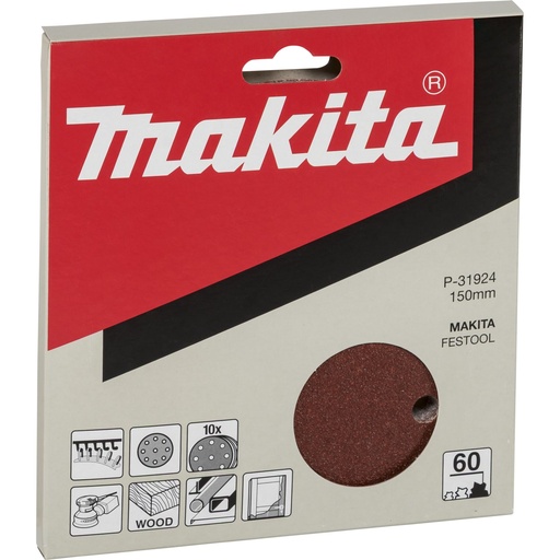 [143672] Makita Schleifpap. Kl. 150mm K60