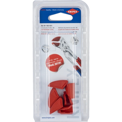 [666213] KNIPEX Protective Jaws 86 xx 180 (3 Pairs)