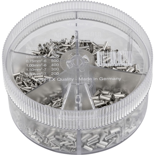 [666283] KNIPEX Assortment insulated wire ferrules