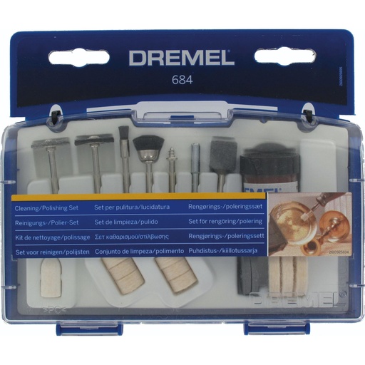 [215555] Dremel 684 Cleaning/Polishing Set 20-piece
