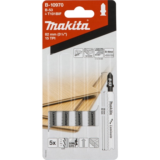 [146164] Makita Stichsägeblatt B-53 Laminat