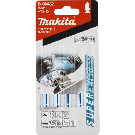 [146185] Makita Stichsägeblatt B-52 Univ. 5Stk.