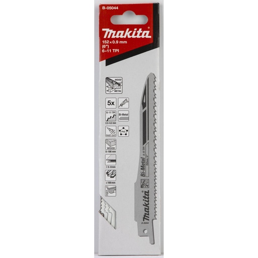 [146199] Makita Reciproblatt BIM 152/6-11Z 5St