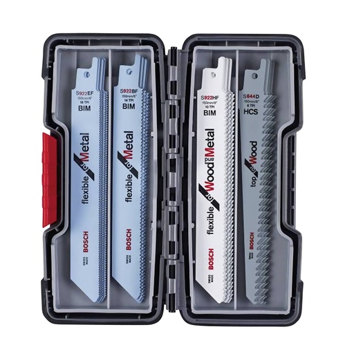 [544917] Bosch saber saw blade set w. Box Top Seller Wood/Metal 20.tl