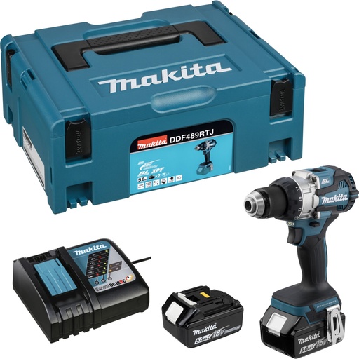 [829383] Makita DDF489RTJ Cordless Drill Driver