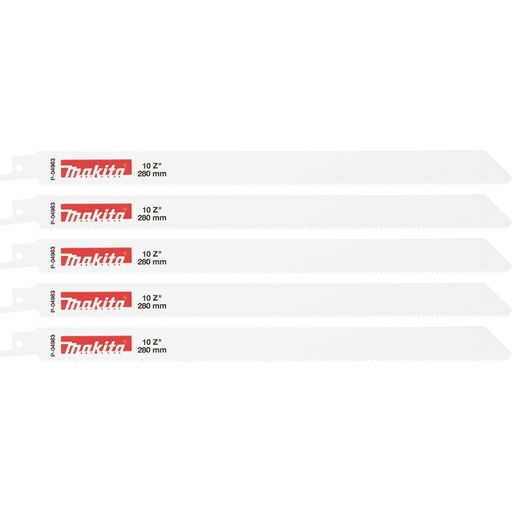 [807242] Makita P-04983 Recipro Blade BIM 280/10Z