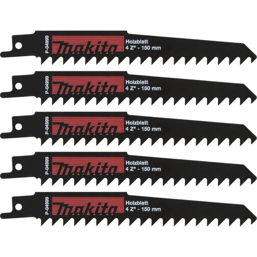 [807249] Makita P-04999 Recipro Blade CV 150/4Z