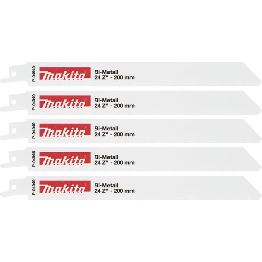 [807298] Makita P-04949 Recipro Blade BIM 200/24Z