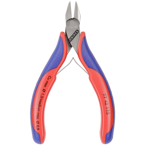 [437355] KNIPEX Electronics Diagonal Cutter mirror polished 115 mm