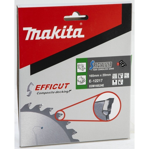 [144295] Makita EFFICUT Sägeb.165x20x24Z