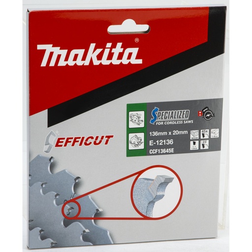 [144302] Makita EFFICUT Sägeb.136x20x45Z