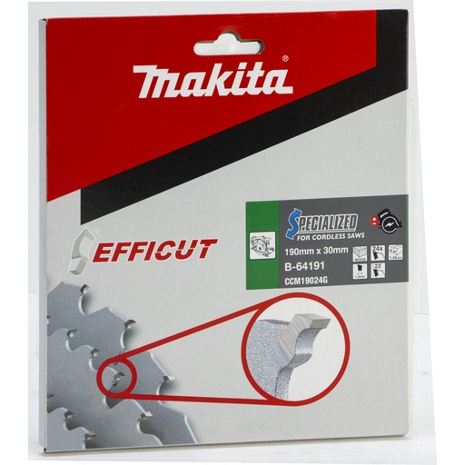 [145702] Makita EFFICUT Sägeb.190x30x24Z