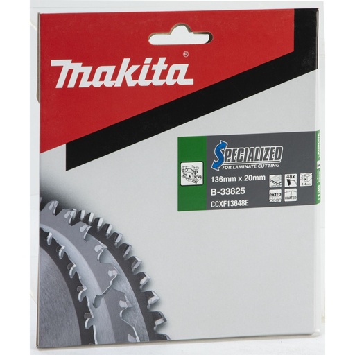 [146003] Makita SPECIALIZED Sägeblatt 136x20x48Z